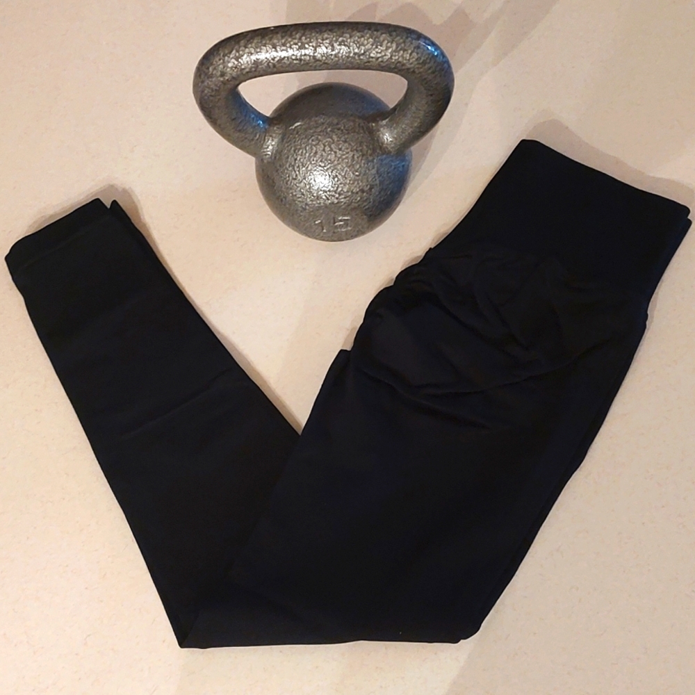 Black High Waisted Workout Tights